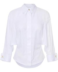 Elisabetta Franchi - Cotton Shirt - Lyst