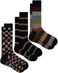 Paul Smith - Lot De Trois Paires De Chaussettes À Motif - Lyst