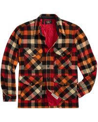 RRL - Giacca a camicia in lana a quadri - Lyst