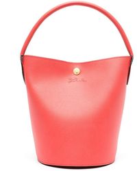 Longchamp - Small Épure Leather Bucket Bag - Lyst