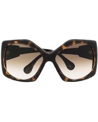 Gucci - Angular-Frame Oversized Sunglasses - Lyst