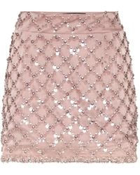 Philipp Plein - Mini-Rok Met Pailletten - Lyst