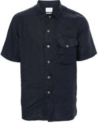 Paul Smith - Linnen Overhemd Met Korte Mouwen - Lyst