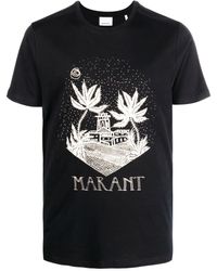 Isabel Marant - Logo-print Short-sleeved T-shirt - Lyst
