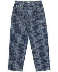 KENZO - Weave Cargo Jeans - Lyst