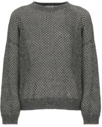 Brunello Cucinelli - Paillettes Round-neck Sweater - Lyst