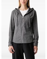 DKNY - Zip-Up Drawstring Hoodie - Lyst