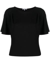 Patrizia Pepe - Boat-Neck Detail T-Shirt - Lyst