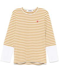 COMME DES GARÇONS PLAY - Mini Heart-Patch T-Shirt - Lyst