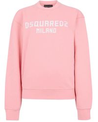DSquared² - Milano Just Right Fit Crewneck Sweatshirt - Lyst