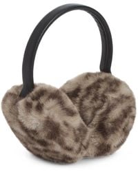 Apparis - Esme Leopard-Print Earmuffs - Lyst