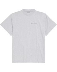 Balenciaga - Back-Gradient Oversized T-Shirt - Lyst