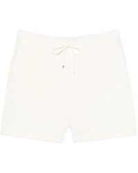 Loewe - Anagram-Embroidered Drawstring Shorts - Lyst