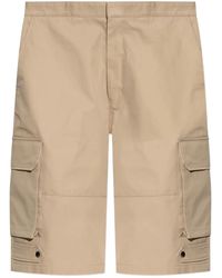Ami Paris - Shorts Con Tasche Cargo - Lyst