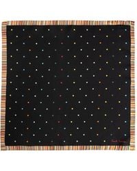 Paul Smith - Polka-Dot Silk Pocket Square - Lyst