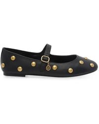 MICHAEL Michael Kors - Nellie Stud-Embellished Ballet Flats - Lyst
