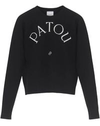 Patou - Jersey con logo bordado - Lyst