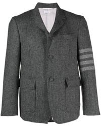 Thom Browne - Tailored Suit Jacket With Notch Lapel And Signature Stripes - Lyst
