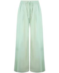 Herno - Drawstring Wide-Leg Trousers - Lyst