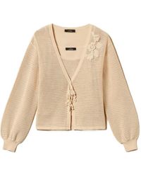 Twinset - Mesh Stitch Cardigan And Top - Lyst