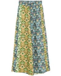 ALÉMAIS - Pantalon Ali Spliced À Fleurs - Lyst