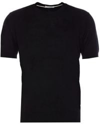 Paolo Pecora - Silk-Blend T-Shirt - Lyst
