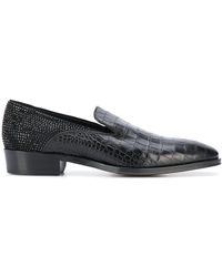 Giuseppe Zanotti Mocasines con detalles de strass - Negro