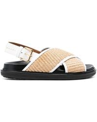 Marni - Flat sandals - Lyst