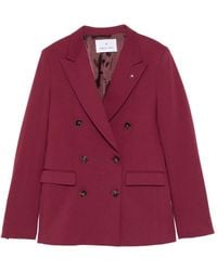 Manuel Ritz - Double-Breasted Peak-Lapels Jacket - Lyst