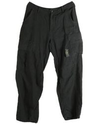 Undercover - Linen Cargo Pants - Lyst
