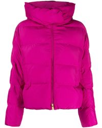 Pinko - Logo-Patch Padded Jacket - Lyst