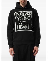 Mastermind Japan - Slogan-Print Drawstring Hoodie - Lyst