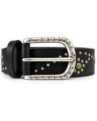 Anderson's - Stud-Embellished Leather Belt - Lyst