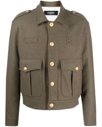 DSquared² - Wool-blend Military Jacket - Lyst