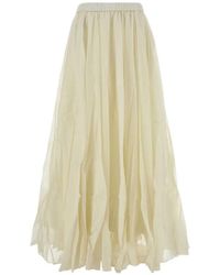 Co. - Pleated-Detail Elasticated-Waist Skirt - Lyst