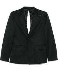 MM6 by Maison Margiela - Cut-Out Detailed Blazer - Lyst