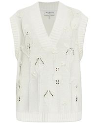 Munthe - Baburi V-Neck Knitted Vest - Lyst