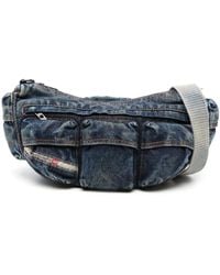 DIESEL - Re-edition Travel 3000 デニムショルダーバッグ - Lyst
