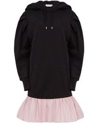 Nina Ricci - Logo-print Cotton Sweatshirt Minidress - Lyst