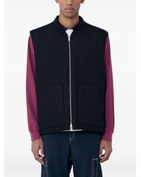 Nomarythm Textile - Zip Patch Pocket Vest - Lyst