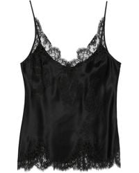 Carine Gilson - Camisole-Top Aus Spitze Mit V-Ausschnitt - Lyst