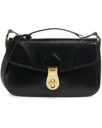 The Bridge - Leather Flap-Top Tote Bag - Lyst
