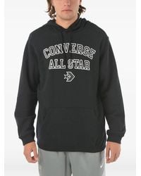 Converse - All Star Logo-Print Hoodie - Lyst