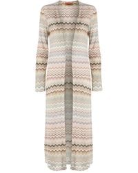 Missoni - Zigzag-Pattern Cardi-Coat - Lyst