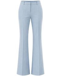 Barbara Bui - Pressed-Crease Flared Trousers - Lyst