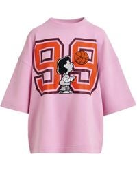 Essentiel Antwerp - Peanuts Lucy Graphic-Print Sweatshirt - Lyst