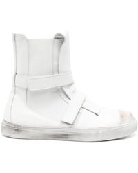 Nicolas Andreas Taralis - Touch-strap High-top Leather Sneakers - Lyst