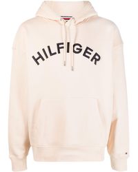 Tommy Hilfiger - Embroidered-logo Long-sleeve Hoodie - Lyst