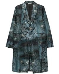 Pierre Louis Mascia - Floral-Print Coat - Lyst