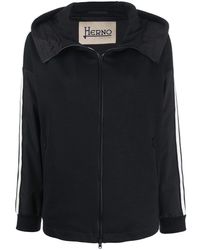 Herno Sweat zippé à capuche - Noir